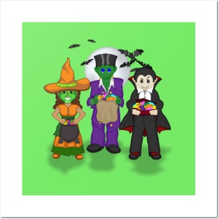 Little Trick or Treaters Posters and Art